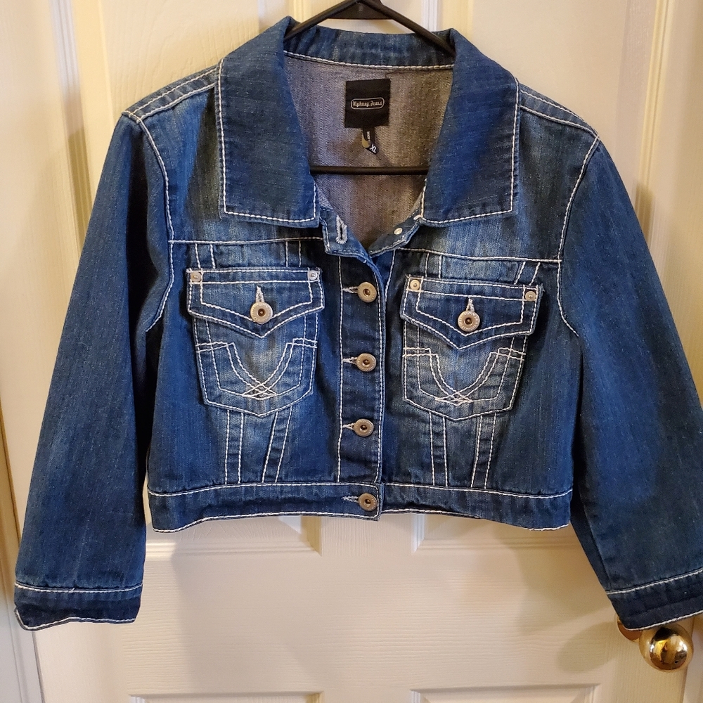 Cropped Denim Jacket